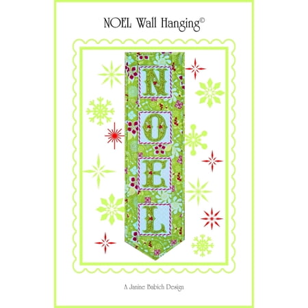 Noel Wall Hanging Machine Embroidery Quilt Pattern by Janine Babich Design