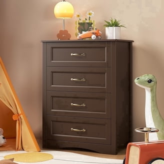 4 drawer modern gallery dresser walnut brown - room essentials Target 4 Drawer Modern Gallery Dresser Walnut Brown