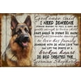 thumbnail image 1 of Noete German Shepherd Metal Sign 8x12 Inch, Vintage Dog Lover Wall Decor German Shepherd Tin Poster Art for Home, Living Room, Bedroom, Office, Bar & Man Cave, 1 of 8
