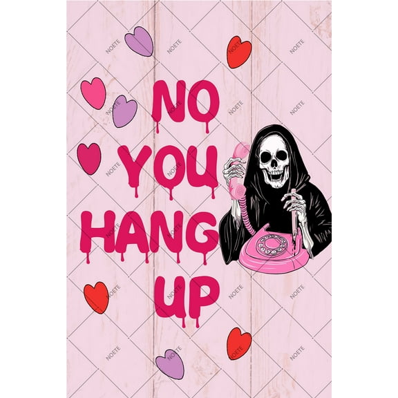 Noete Halloween Ghostface Sign 12x16 Inch Spooky Tin Decorative Plaque, Creepy Halloween Ghostface Wall Art for Home, Desk, Shelf, or Table Horror Party Decor