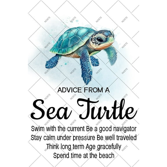 Noete Inspirational Metal Signs Motivational Wall Art Decor 8x12 Inch, Positive Quote Framed Painting Print for Home Office, Watch Your Thoughts Signs