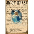 thumbnail image 1 of Noete Moon Water Metal Tin Signs 8x12 Inch, Vintage Celestial Wall Art Decor with Mystical Moon Phases & Witchcraft Design for Home, Office, Bar, Cafe, 1 of 8
