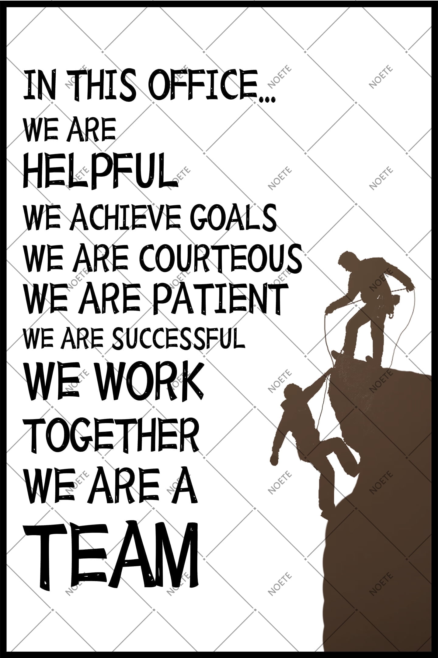 Noete Motivational Posters 12x16 Inch Metal Tin Sign Inspirational ...