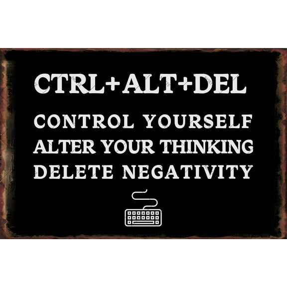 Noete Motivational Tin Sign 8x12 Inch Inspirational Wall Art & Decor with Positive Quotes for Home, Office & Classroom Uplifting Gifts for Men & Women