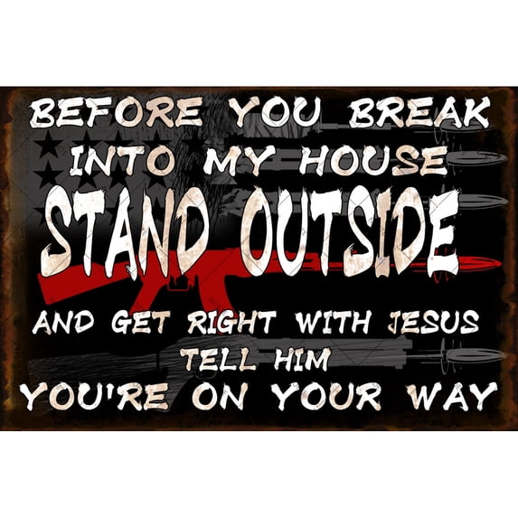 Noete Police Metal Sign Vintage 8x12 Inch Police Metal Sign for Wall Decor, Perfect for Home, Bar, Kitchen, Office & Man Cave