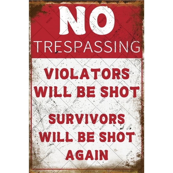Noete No Soliciting Sign Rustic Metal Wall Decor for House, Porch & Yard Keep Unwanted Visitors Away - Family & Deliveries Friendly 12x16 Inch Vintage Style