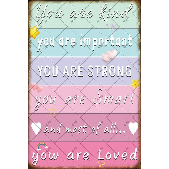 Noete Trendy Pink Metal Tin Signs Wall Art Decor for Girls Room, Easter Primitive Bunny Pictures, Vintage 12x16 Inch Metal Sign for Bedroom, Home & Classroom