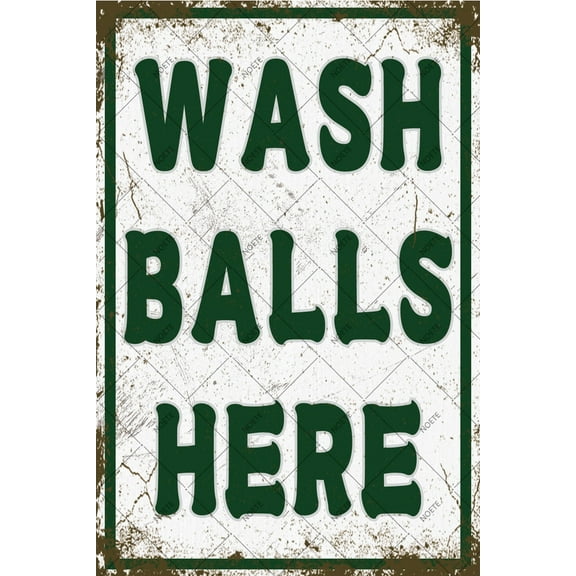 Noete Vintage Golf Tin Sign Funny 12x16 Inch Man Cave & Sports Bar Wall Art Perfect Golf Decor for Clubhouse, Office or Home