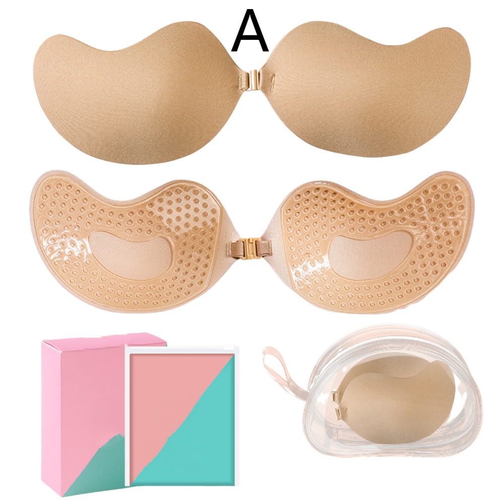 Noetoy 1Pcs A Cup Sticky Bras for Backless Dress,Silicone Invisible