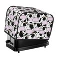 Noewx Cute Animal with Cow Toaster Covers 2 Slice Appliance Cover