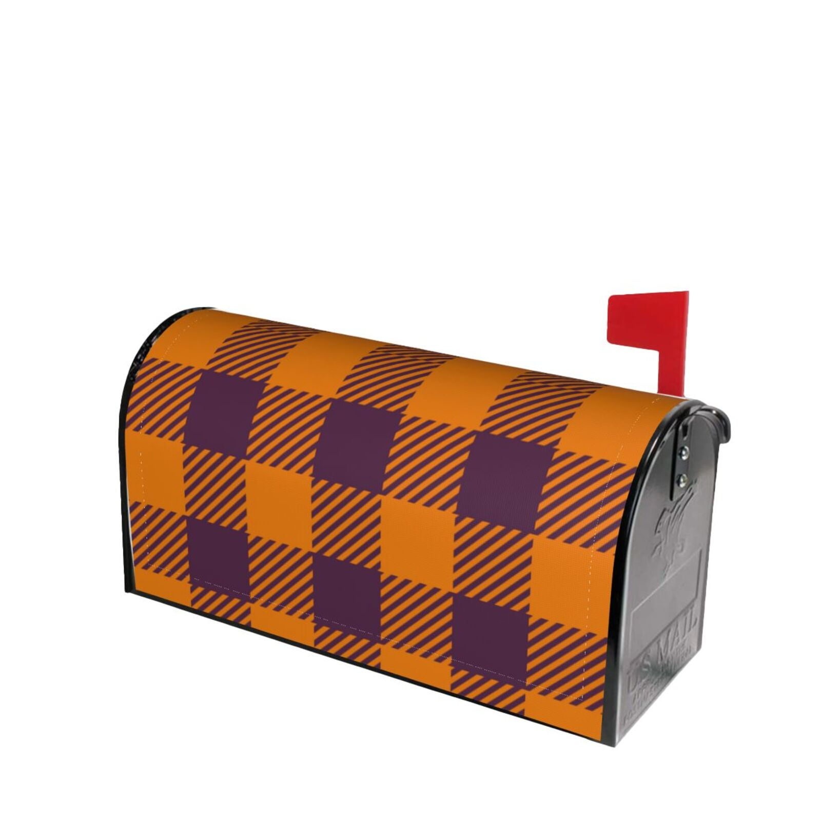 Noewx Fall Buffalo Plaid Mailbox Covers Letter Mailer Cover
