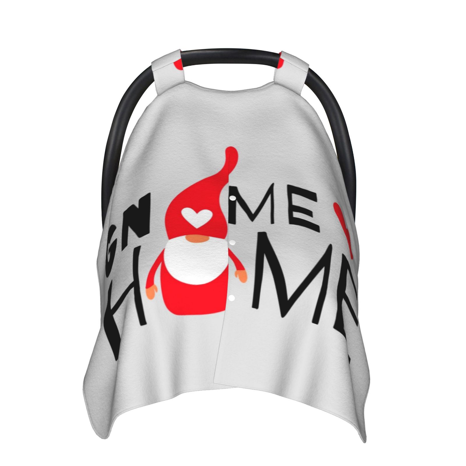Noewx Gnome Home With A Cute Gnome Car Seat Cover Baby Nursing Cover Up for Breastfeeding