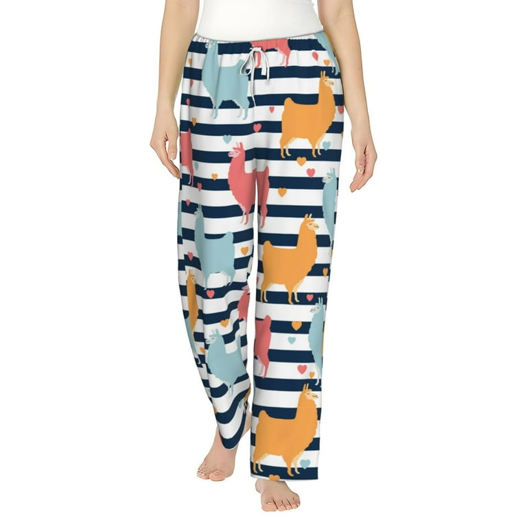Llama pajama pants womens sale