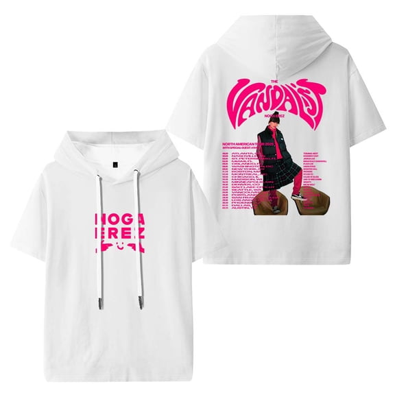 Noga Erez The Vandalist Tour 2025 Merch Hooded T-Shirts Women Men Short Sleeve Tee Casual Fashion Clothes