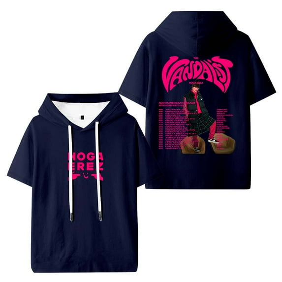 Noga Erez The Vandalist Tour 2025 Merch Hooded T-Shirts Women Men Short Sleeve Tee Casual Fashion Clothes