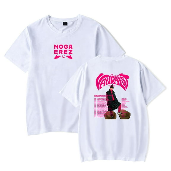 Noga Erez The Vandalist Tour 2025 Merch T-Shirt Women Men Casual Crewneck Short Sleeve Fashion Tee