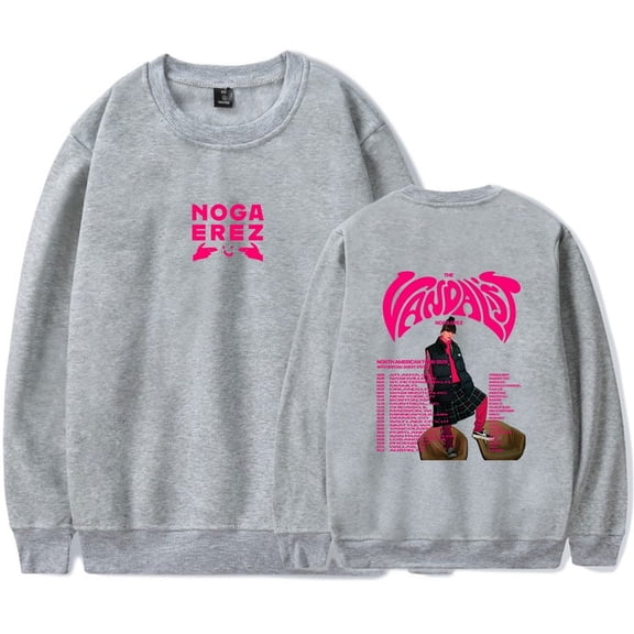 Noga Erez Tour 2025 Long Sleeved Unisex Clothing Printed Trend Cool Fashion Pullovers