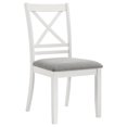 thumbnail image 1 of Nogales Vertical Slat Back Dining Side Chair Off White (Set of 2), 1 of 6