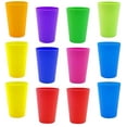 thumbnail image 1 of 12 Pcs Plastic Kids Cups, 5.6oz Unbreakable Children Drinking Cups, NOGIS Plastic Toddler Tumbler Cup for Kids & Toddlers- Dishwasher and Microwave Safe, 1 of 7