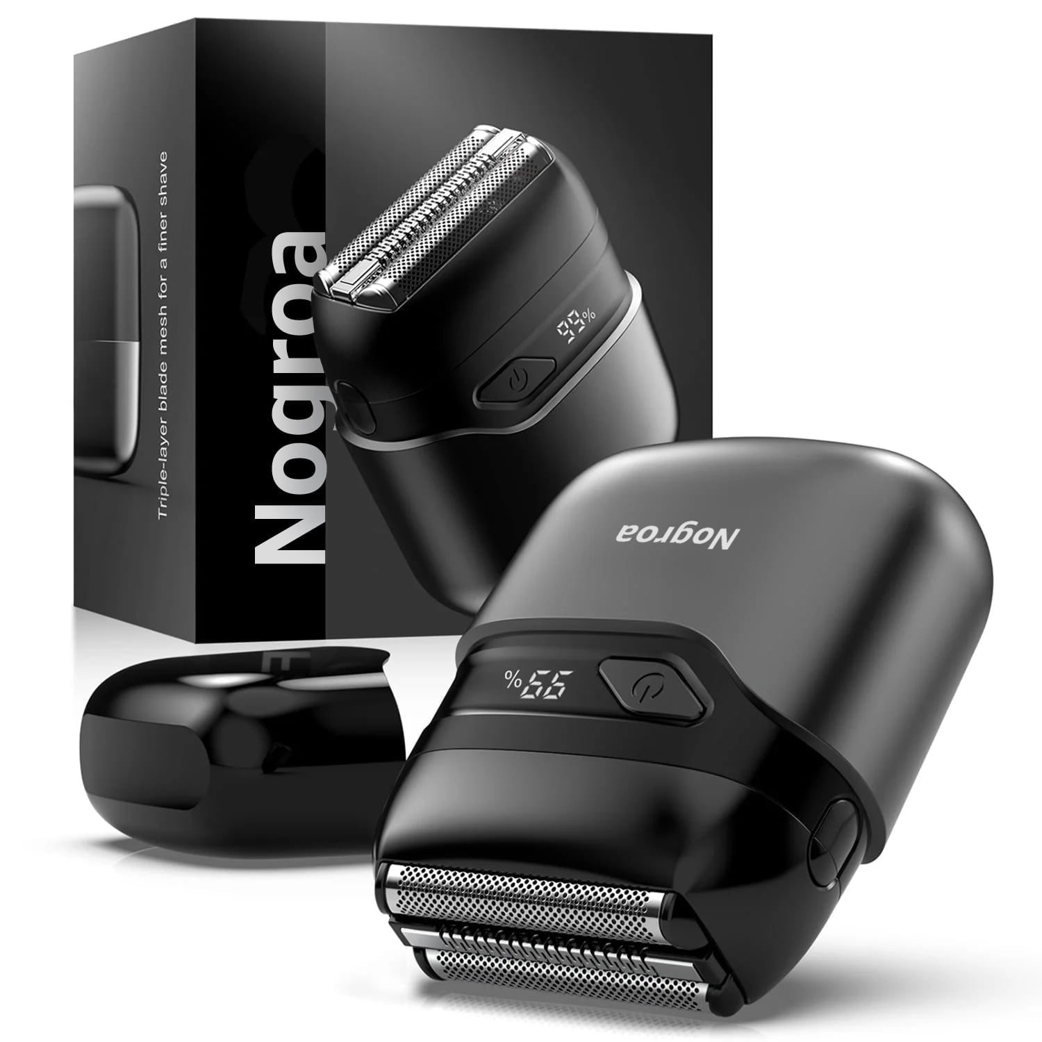 Nogroa Electric Foil Shaver for Men, Mini Electric Razor for Beard/Face ...