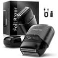thumbnail image 1 of Nogroa Electric Foil Shaver for Men, Mini Electric Razor for Beard/Face with 3 Floating Blade USB Rechargeable IPX7 Waterproof Protable Cordless Beard Trimmer for Travel & Home, 1 of 8