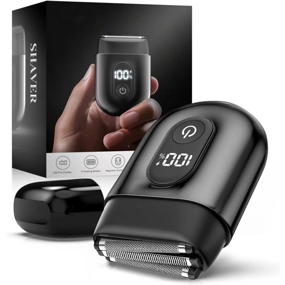 KOPEXY Electric Foil Shaver for Men, Cordless Mini Electric Razors with ...