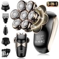thumbnail image 1 of Nogroa Head Shavers for Bald Men, Magnetic Electric Razor, 7D Rotary Shaver 5 in 1 Grooming Kit, IPX7 Waterproof, Wet/Dry, LED Display, Rechargeable, Cordless, 1 of 10