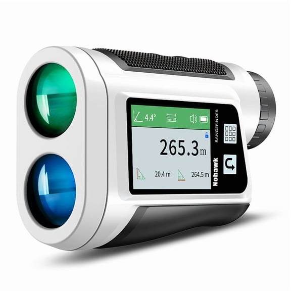 Nohawk 1000Yard Laser Rangefinder - USB Rechargeable, Voice, Slope, Vibration for Golf Hunting Disc Golf - Multi-Mode Dual Unit (M/Yard/Ft)
