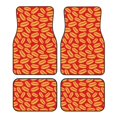 Noikeo A Big Hot Dog for 4Piece Floor Mats, Custom Fit Car Mats All