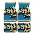 Noikeo Adventure Awaits for 4Piece Floor Mats, Custom Fit Car Mats All
