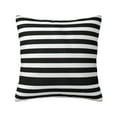 Noikeo Black And White Stripes Pattern Decorative Throw Pillow Covers