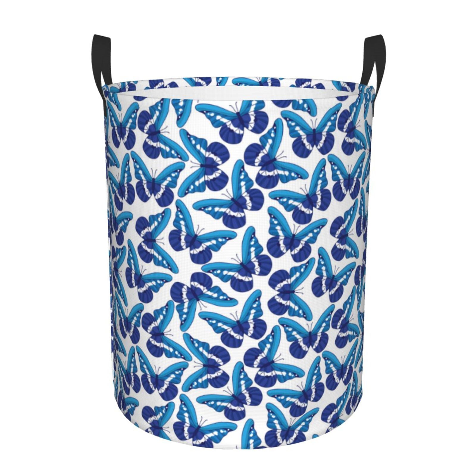 Noikeo Blue Butterflies Pattern Men's pajama Pants, Lounge Pants For