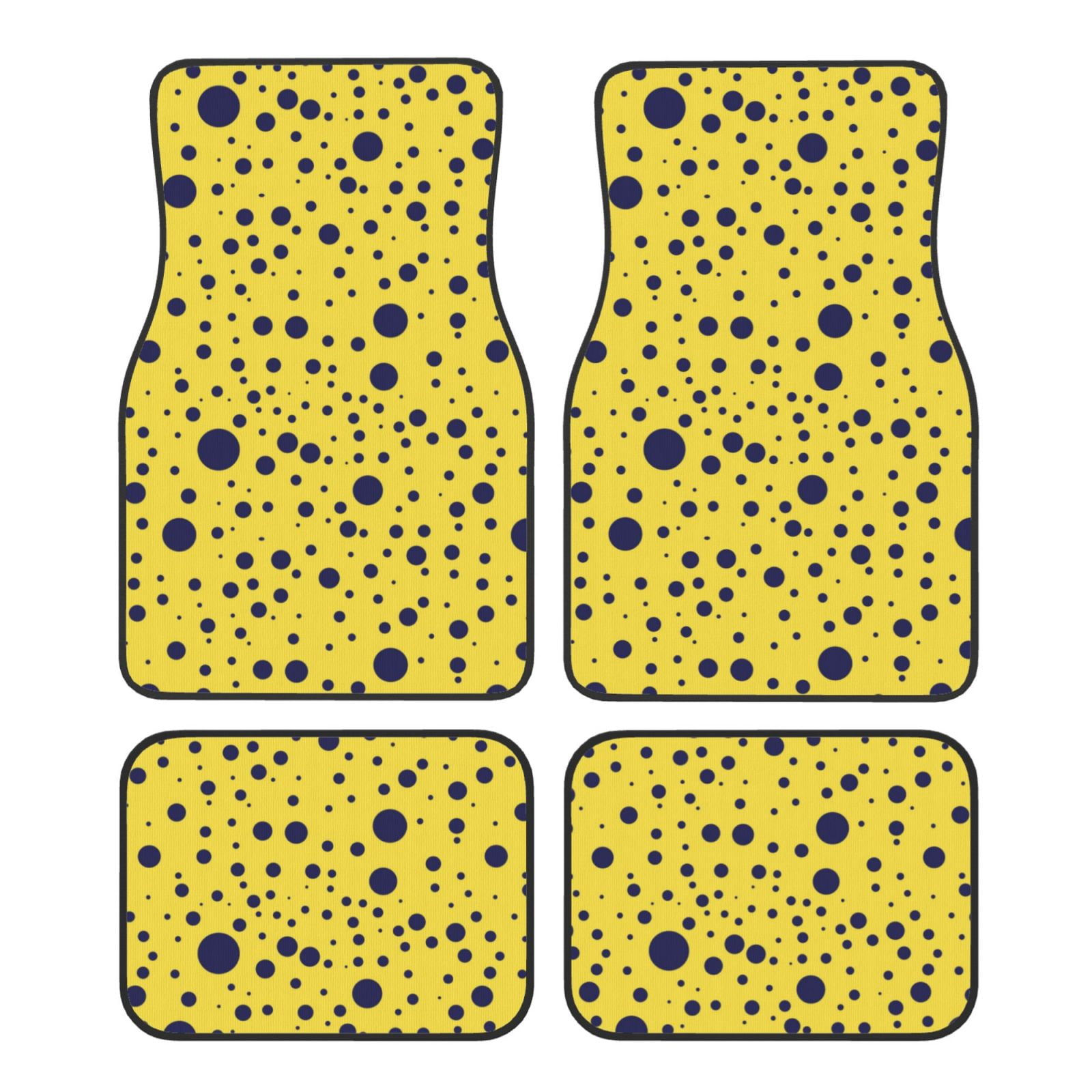 Noikeo Blue Spots for 4Piece Floor Mats, Custom Fit Car Mats All