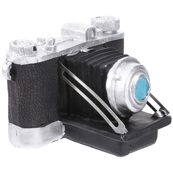 Phenofice Camera Vintage Decorative Camera Resin 1Pc 5.5x3.9x3.9in