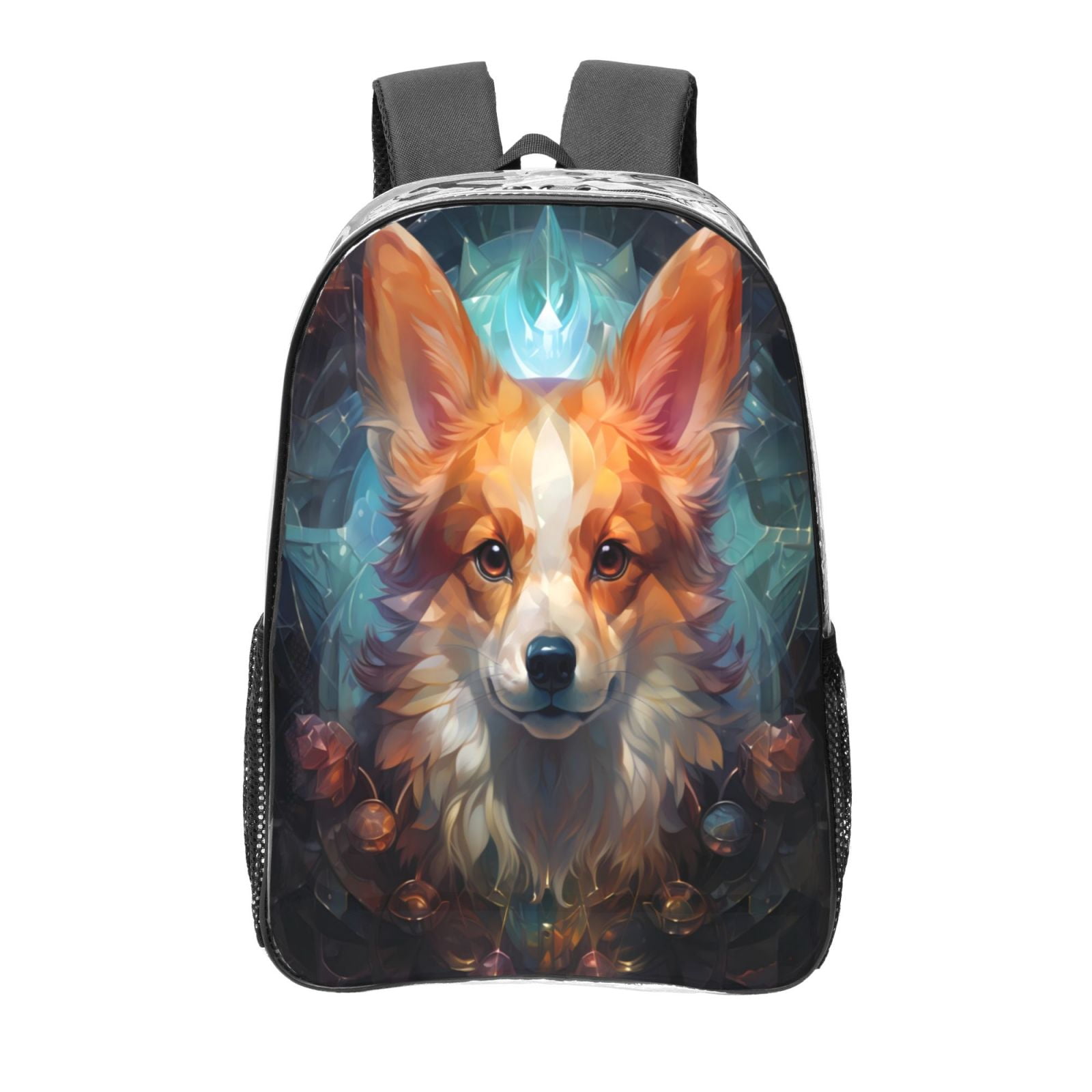 Corgi Multi Pattern Print Backpack main image 0