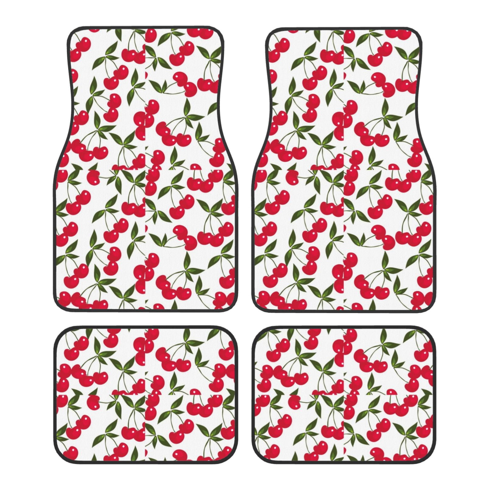 Noikeo Cherry_1 for 4Piece Floor Mats, Custom Fit Car Mats AllWeather