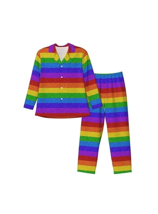 Mens rainbow pyjamas hot sale