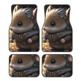 Noikeo Cute BigEared Mouse for 4Piece Floor Mats, Custom Fit Car Mats