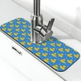 Noikeo Cute Yellow Rubber Ducks For Faucet Mat for Kitchen Sink, Sink