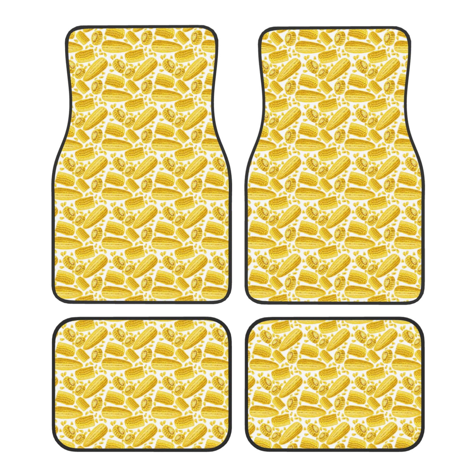 Noikeo Ears Of Corn for 4Piece Floor Mats, Custom Fit Car Mats All