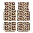 Noikeo Fashion Hippie Girl for 4Piece Floor Mats, Custom Fit Car Mats