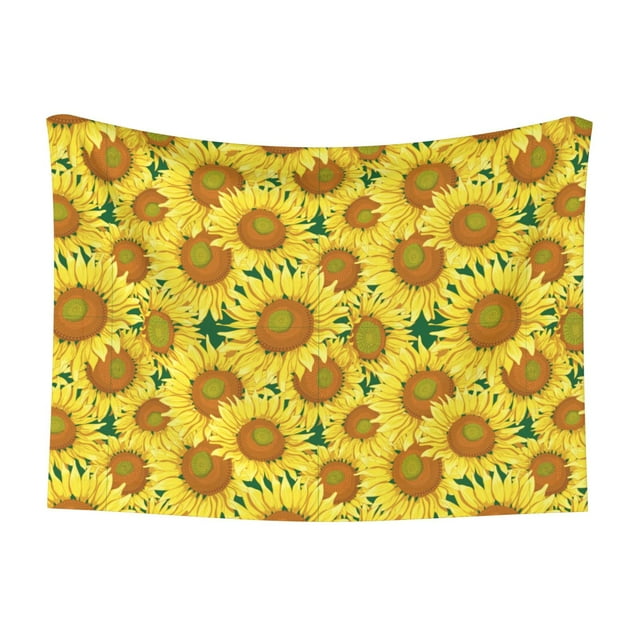 Noikeo Floral Sunflowers Pattern Waterproof Pet Blanket ,Fleece Dog