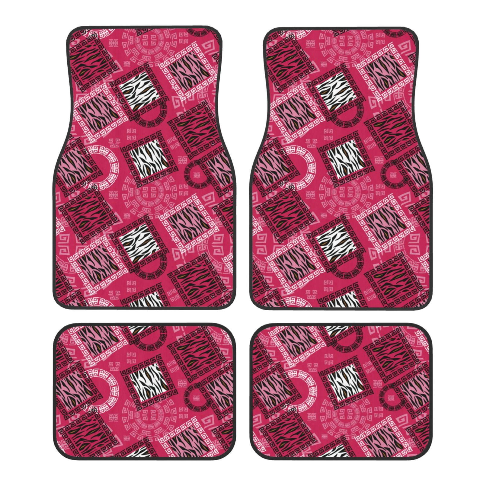 Noikeo Geometry for 4Piece Floor Mats, Custom Fit Car Mats AllWeather