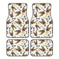 Noikeo German Shepherd Dog for 4Piece Floor Mats, Custom Fit Car Mats