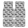 Noikeo Gray Tractor for 4Piece Floor Mats, Custom Fit Car Mats All