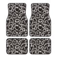 Noikeo Hand Drawn Snake for 4Piece Floor Mats, Custom Fit Car Mats All