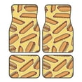 Noikeo Hot Dogs for 4Piece Floor Mats, Custom Fit Car Mats AllWeather