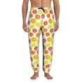 Noikeo Lemon Orange for Men's Sweatpants,Active Athletic Workout Jogger