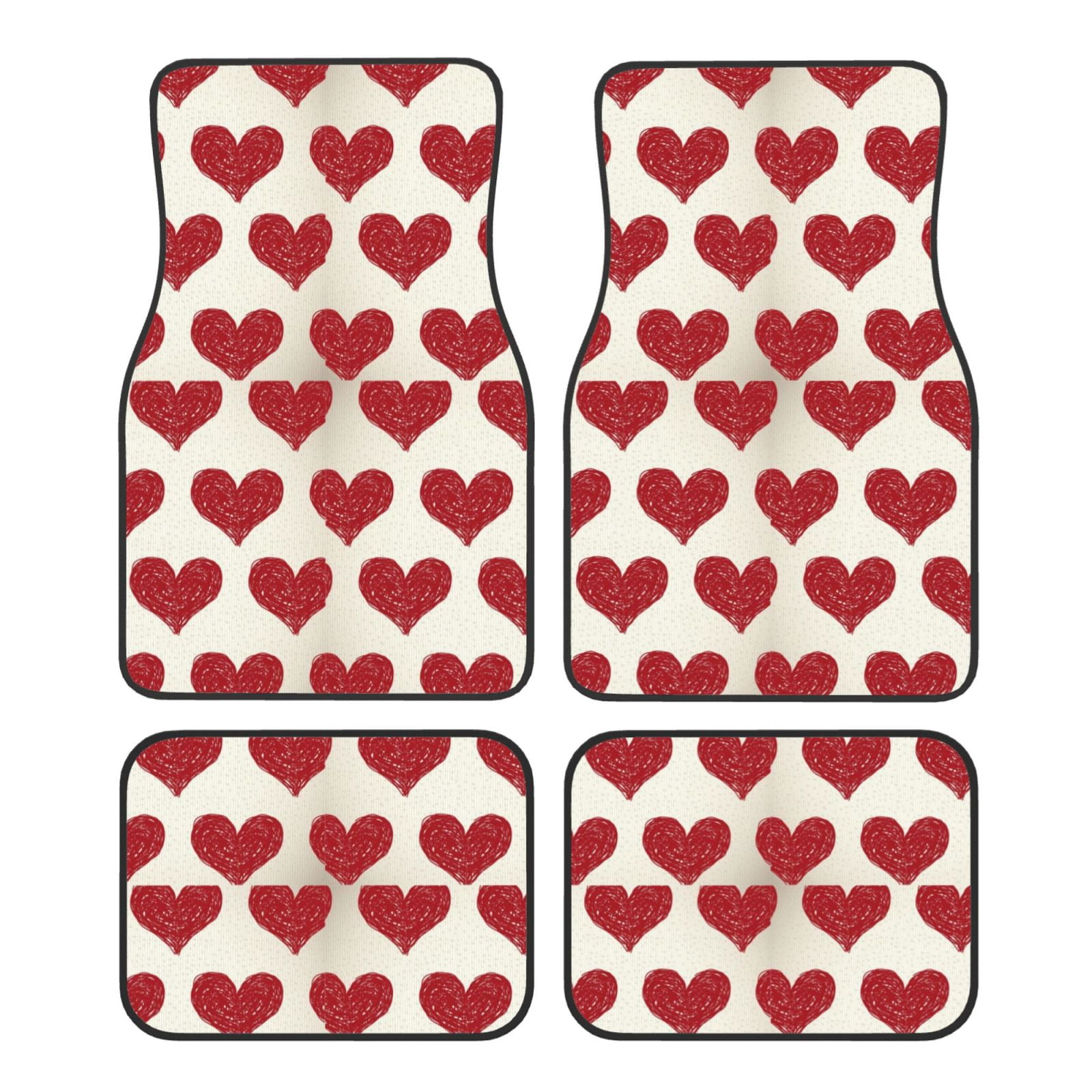 Noikeo Love for 4Piece Floor Mats, Custom Fit Car Mats AllWeather Car