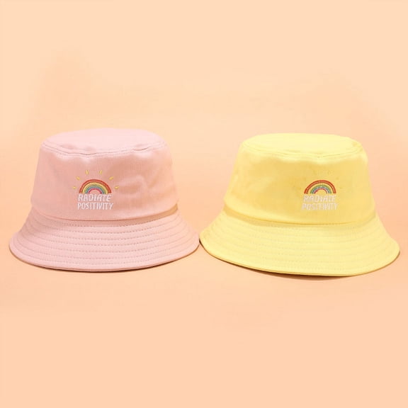 GOOHOCHY Sun Visor Bucket Hat for Men with UV Protection Fishermans Yellow